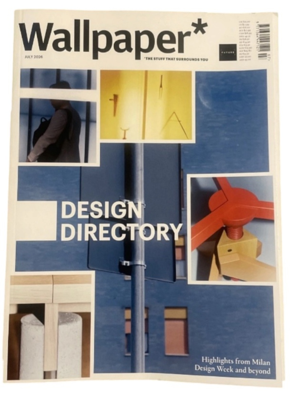 Wallpapher Blue, Yellow, Red Design Directory Cover